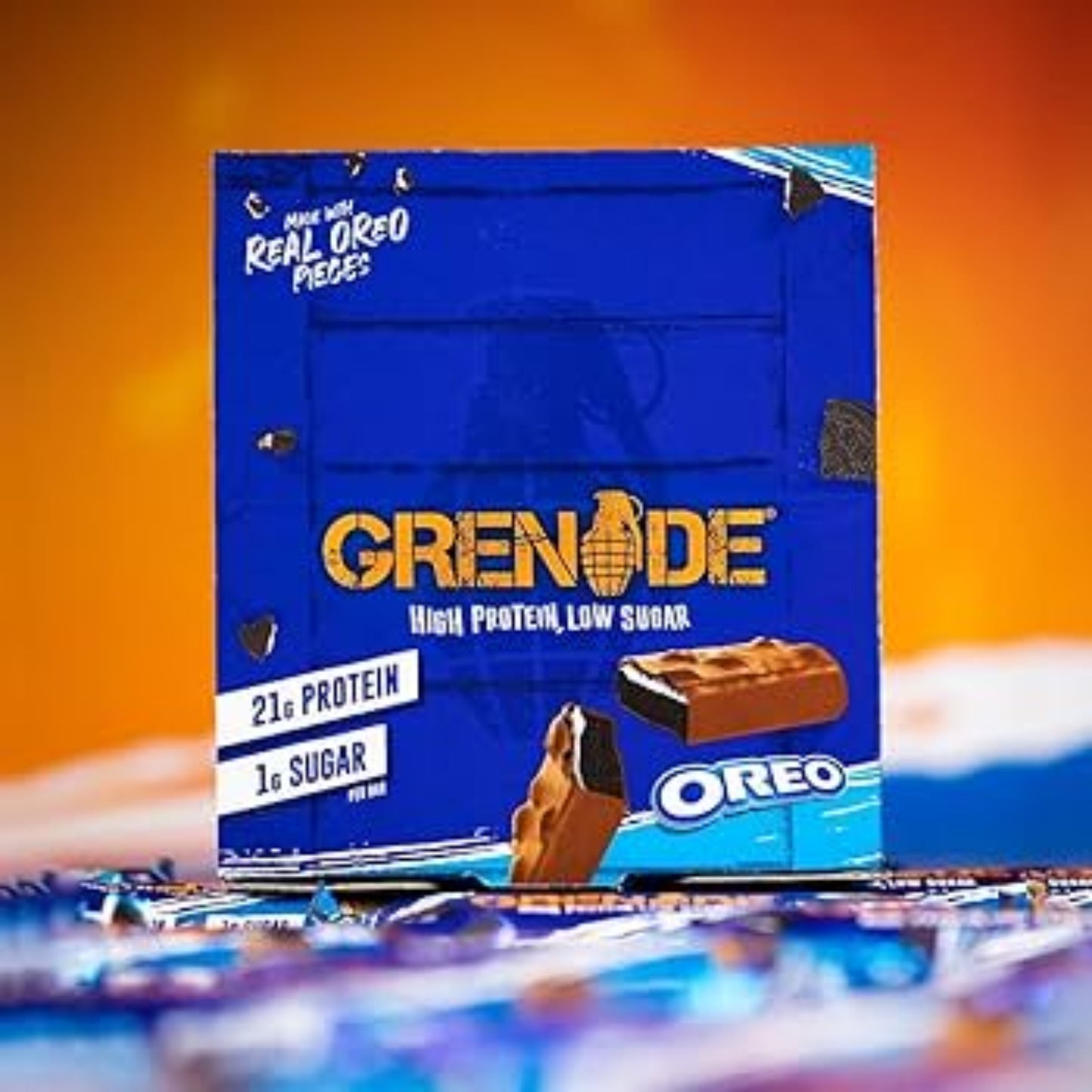 Grenade High Protein, Low Sugar Bar - Oreo (12x60g)