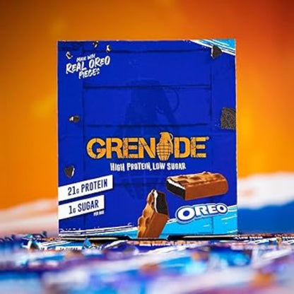 Grenade High Protein, Low Sugar Bar - Oreo (12x60g)