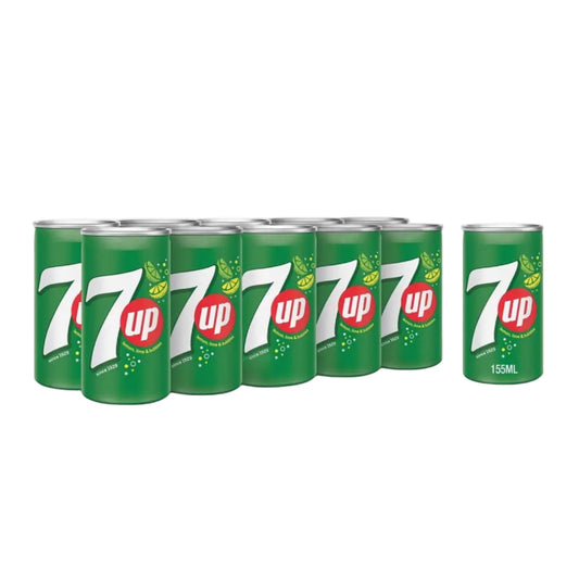 7up Carbonated Soft Drink Cans - (15x155ml)