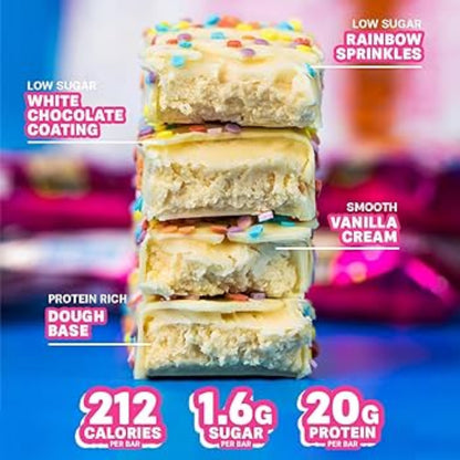 Grenade High Protein, Low Sugar Bar - Birthday Cake (12x60g)