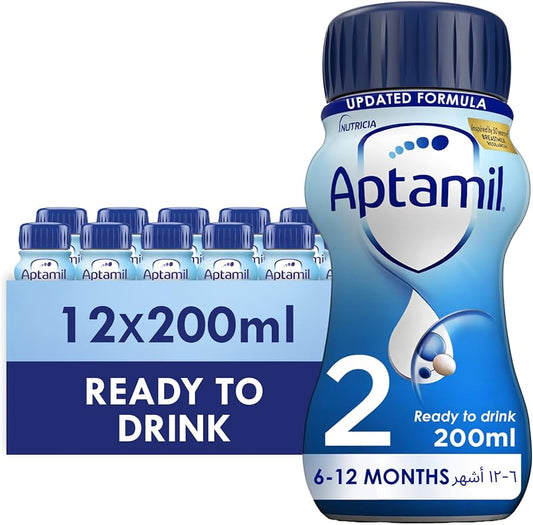 Aptamil Follow On Milk Formula (2) - (12x200ml)