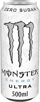 Monster Ultra White Energy Drink Cans - (12x500ml)