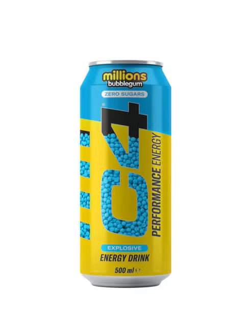 C4 Millions Bubblegum Energy Drink - (12x500ml)