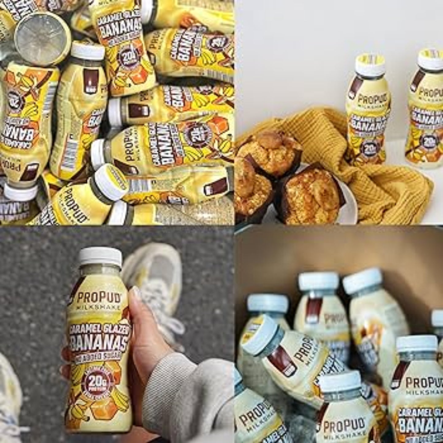 Propud Shake Caramel Glazed Bananas - (8x330ml)