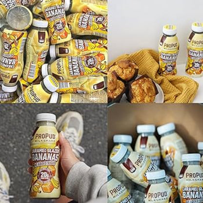 Propud Shake Caramel Glazed Bananas - (8x330ml)
