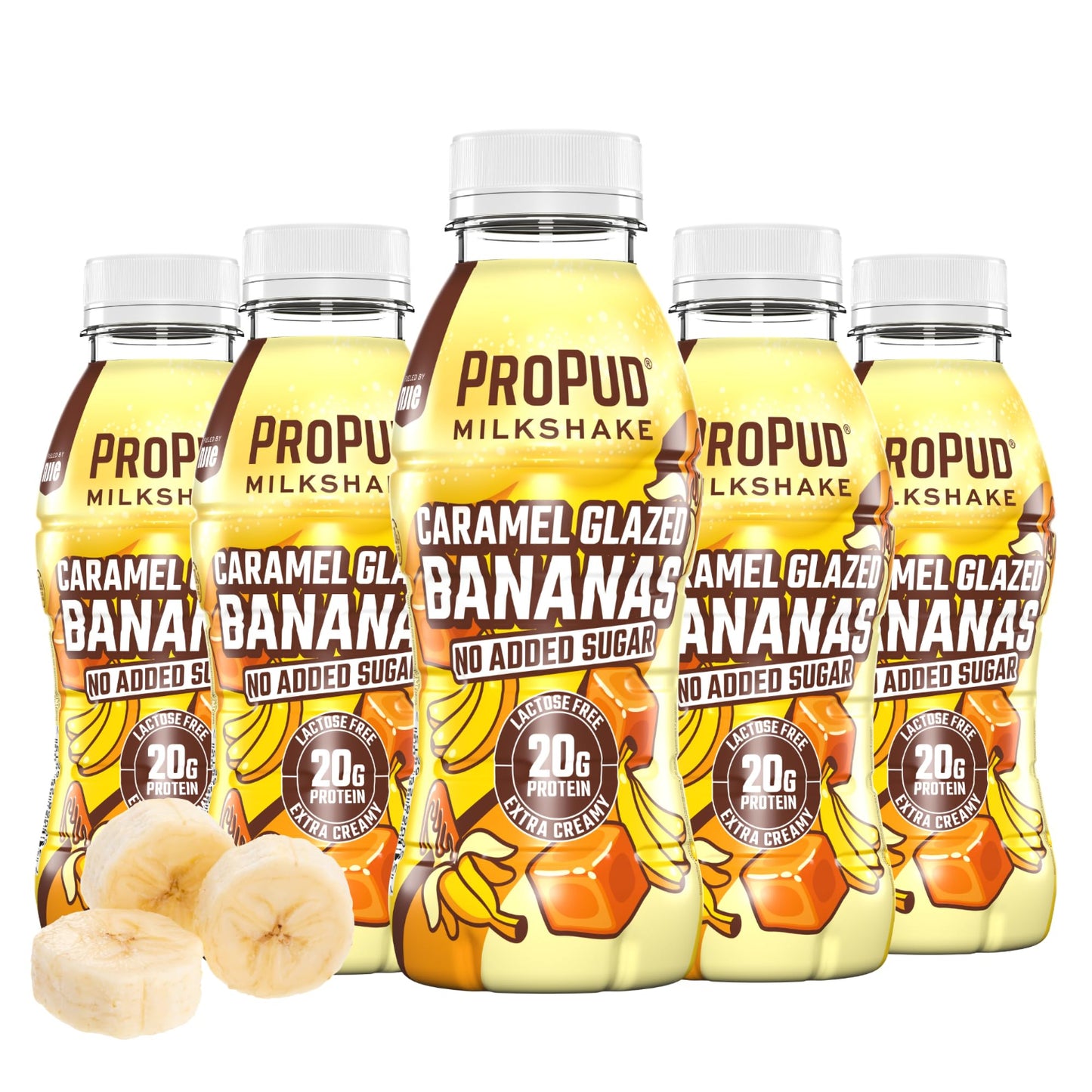 Propud Shake Caramel Glazed Bananas - (8x330ml)