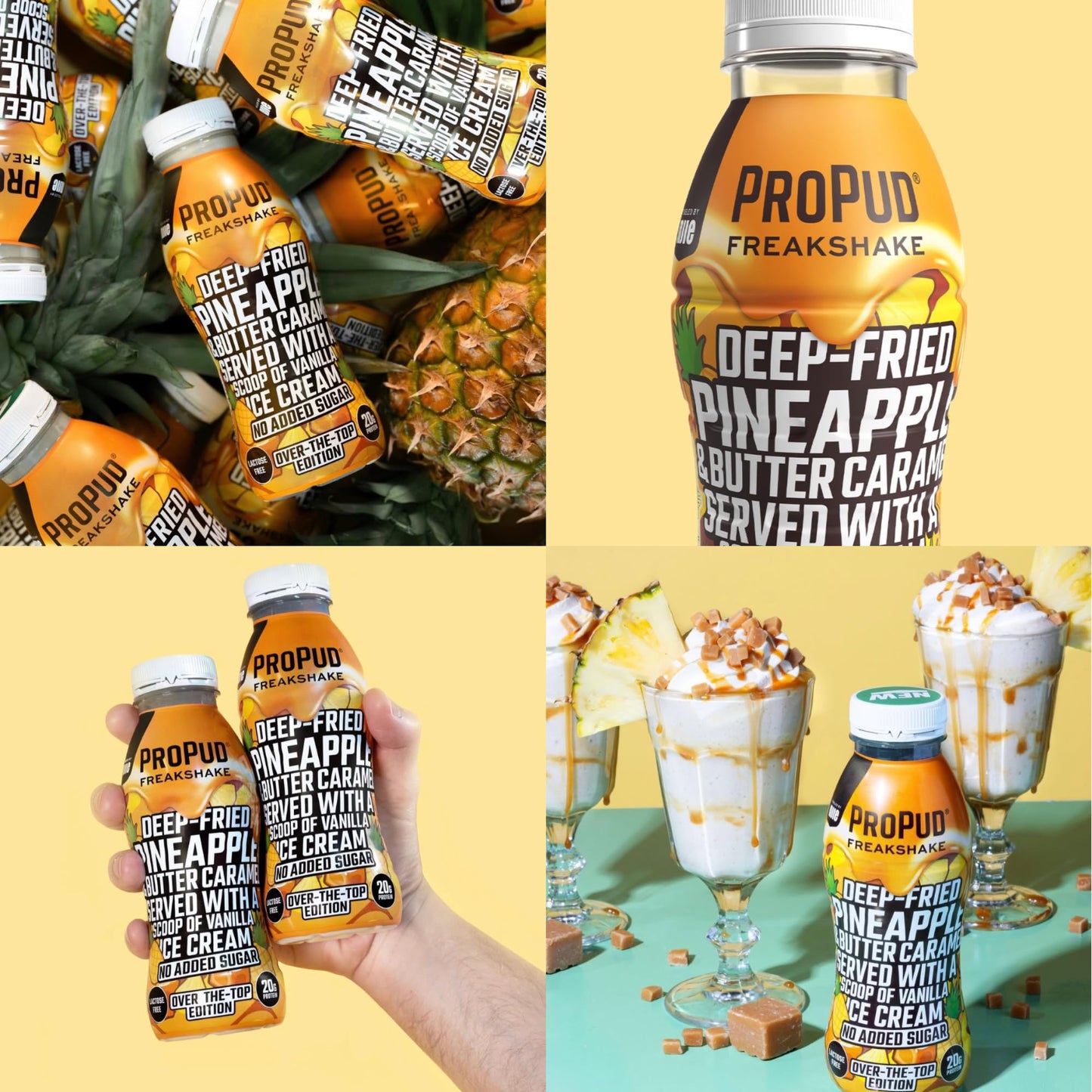 Propud Shake Pineapple & Butter Caramel - (8x330ml)