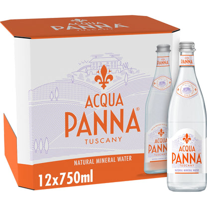 Acqua Panna Glass Bottles - (12x750ml)