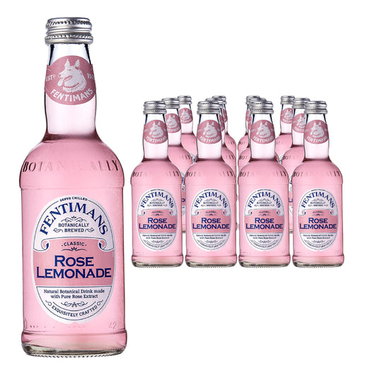 Fentimans Rose Lemonade Glass Bottles - (12x275ml)