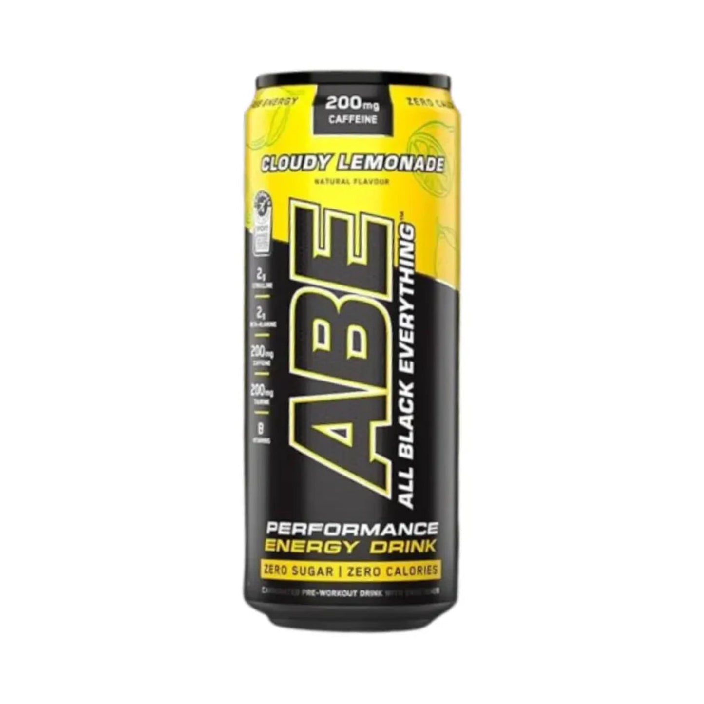Abe Ultimate Pre Workout Drink Cloudy Lemonade - (12x330ml)
