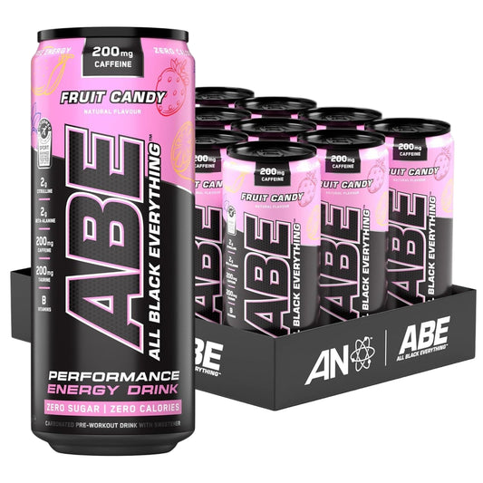 Abe Ultimate Pre Workout Drink Fruit Candy - (12x330ml)