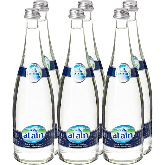 Al Ain Still Water Glass Bottles - (6x750ml)