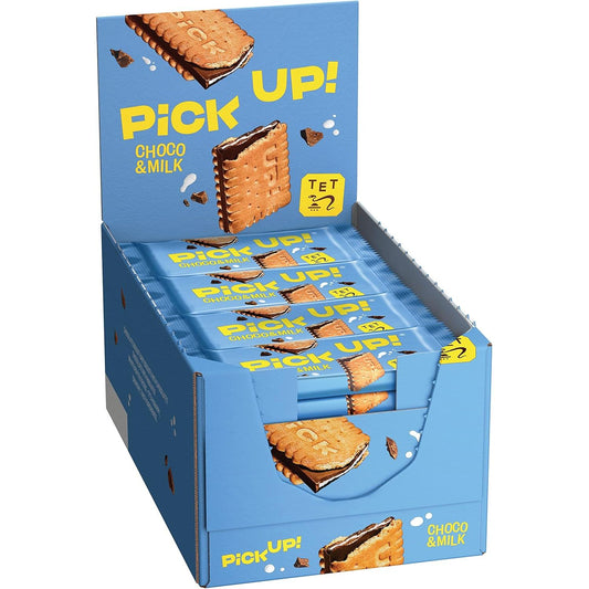 Bahlsen Pick Up Pick Up Chocolate & Milk - (24x28g)