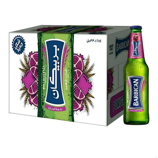 Barbican Pomegranate Flavoured Non-Alcoholic Malt Beverage - (24x330ml)