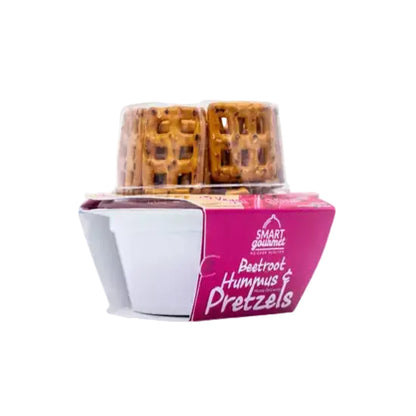 Smart Gourmet Beetroot Hummus & Pretzels - (12x140g)