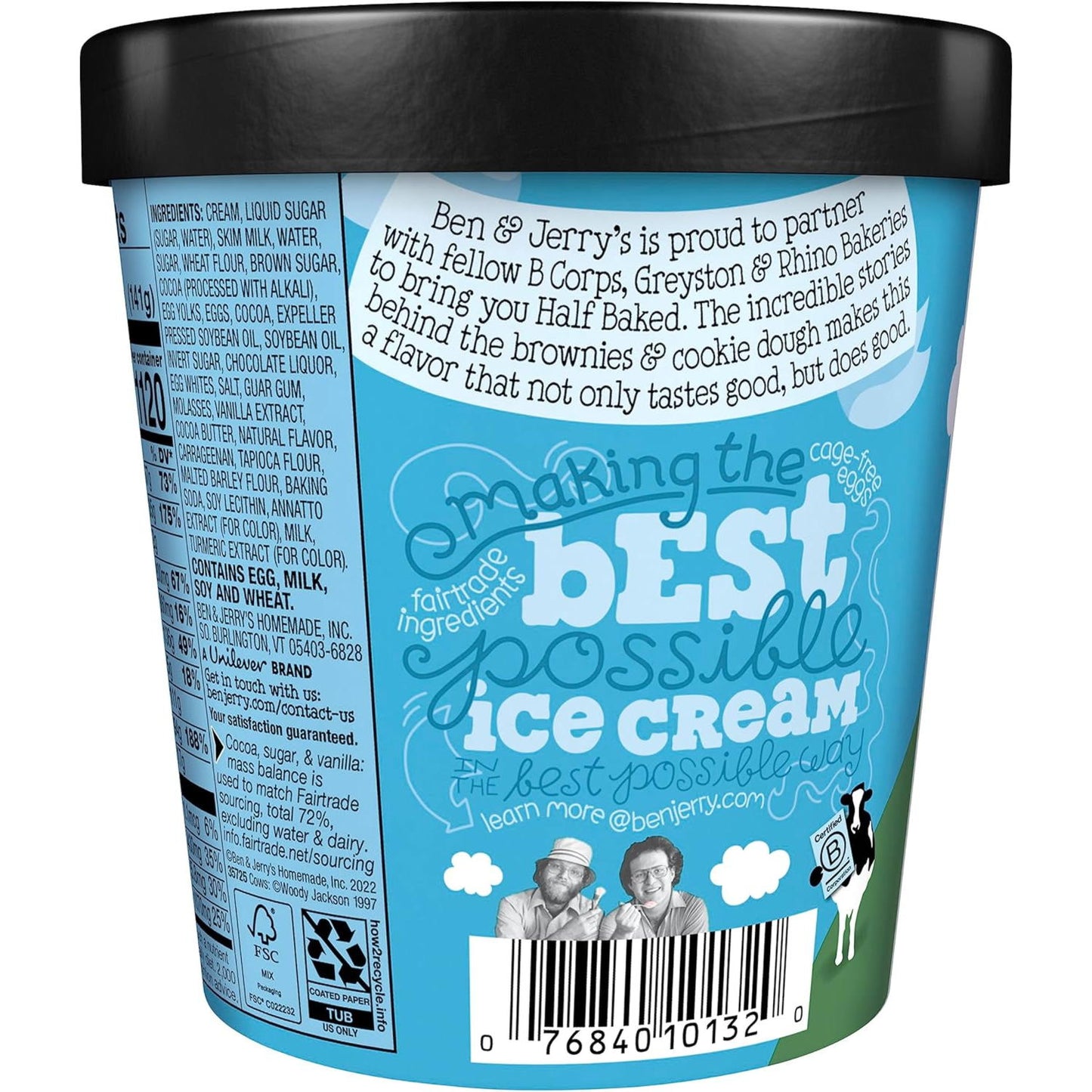 Ben & Jerry's Half Baked - (6x473ml)
