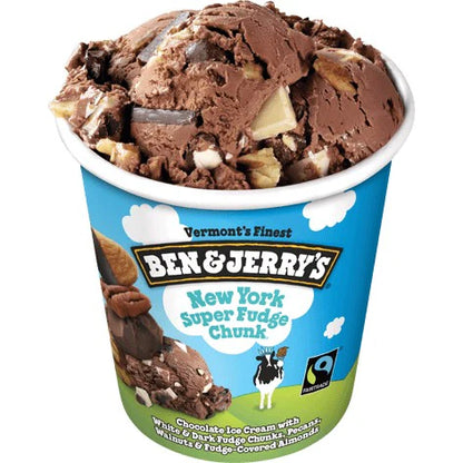 Ben & Jerry's New York Super Fudge Chunk - (6x473ml)