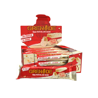 Grenade High Protein, Low Sugar Bar - Salted Peanut (12x60g)