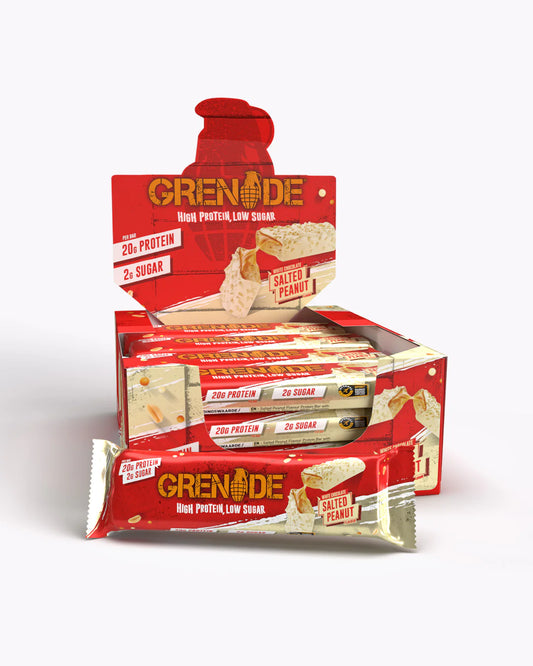 Grenade High Protein, Low Sugar Bar - Salted Peanut (12x60g)