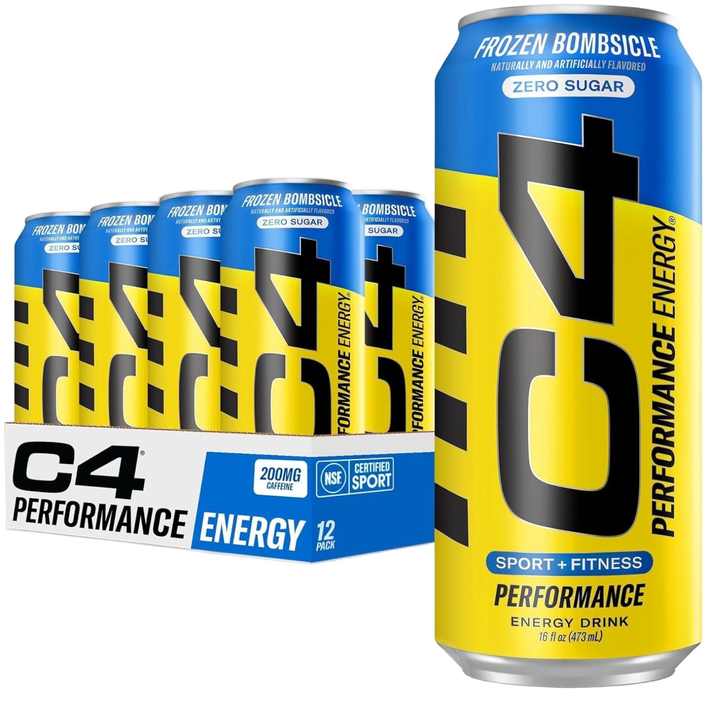 C4 Frozen Bombsicle Energy Drink - (12x500ml)