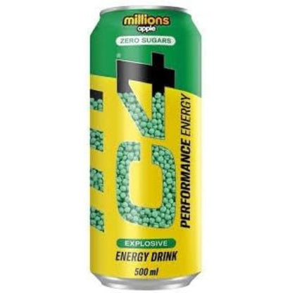 C4 Millions Apple Energy Drink - (12x500ml)