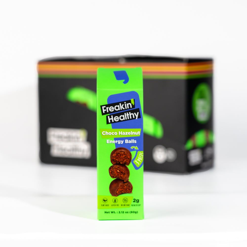 Choco Hazelnut Protein Balls - (10x60g)