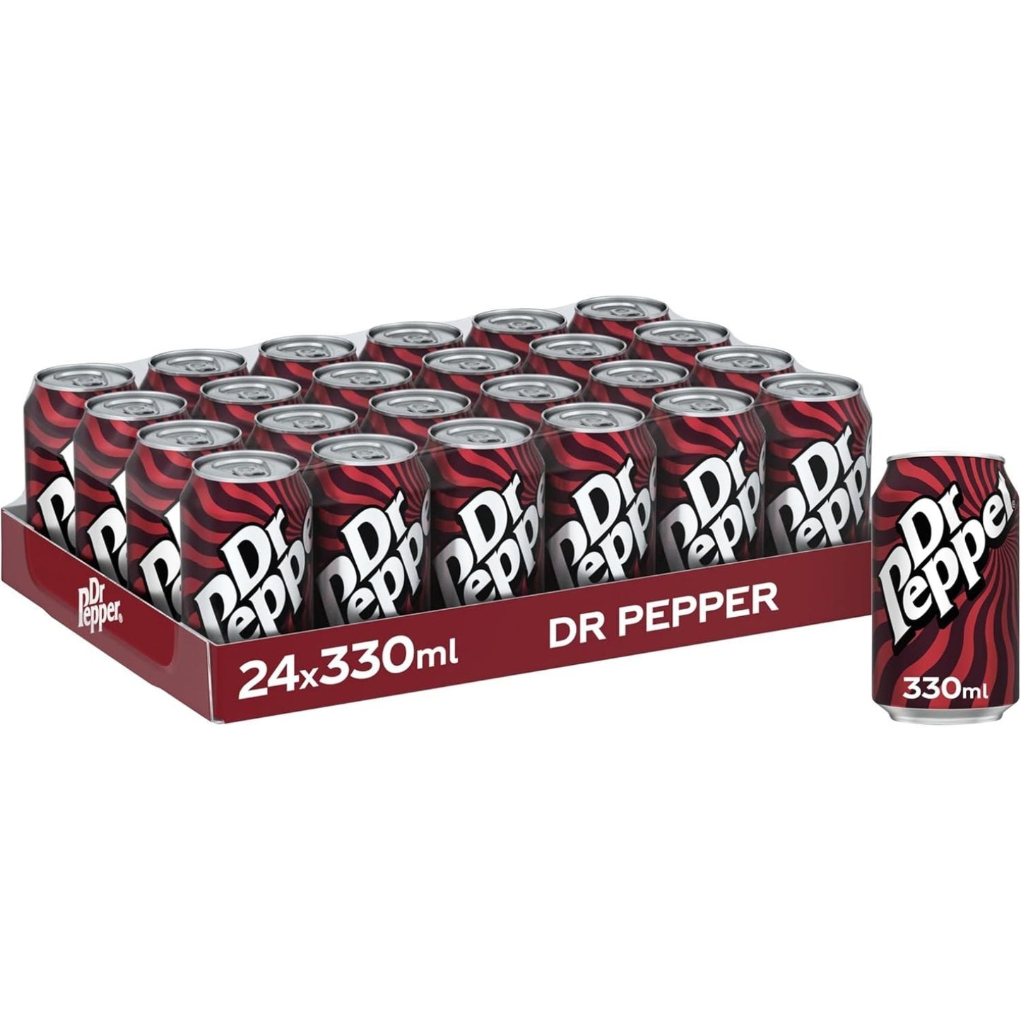 Dr Pepper Soft Drink - (24x330ml)