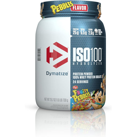 Dymatize ISO 100 Protein Powder - Fruity Pebbles (1x1.3lbs)