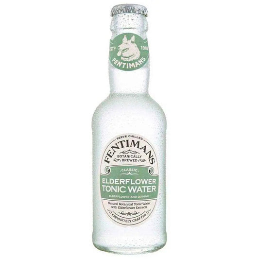 Fentimans Elderflower Tonic Water Glass Bottles - (24x200ml)