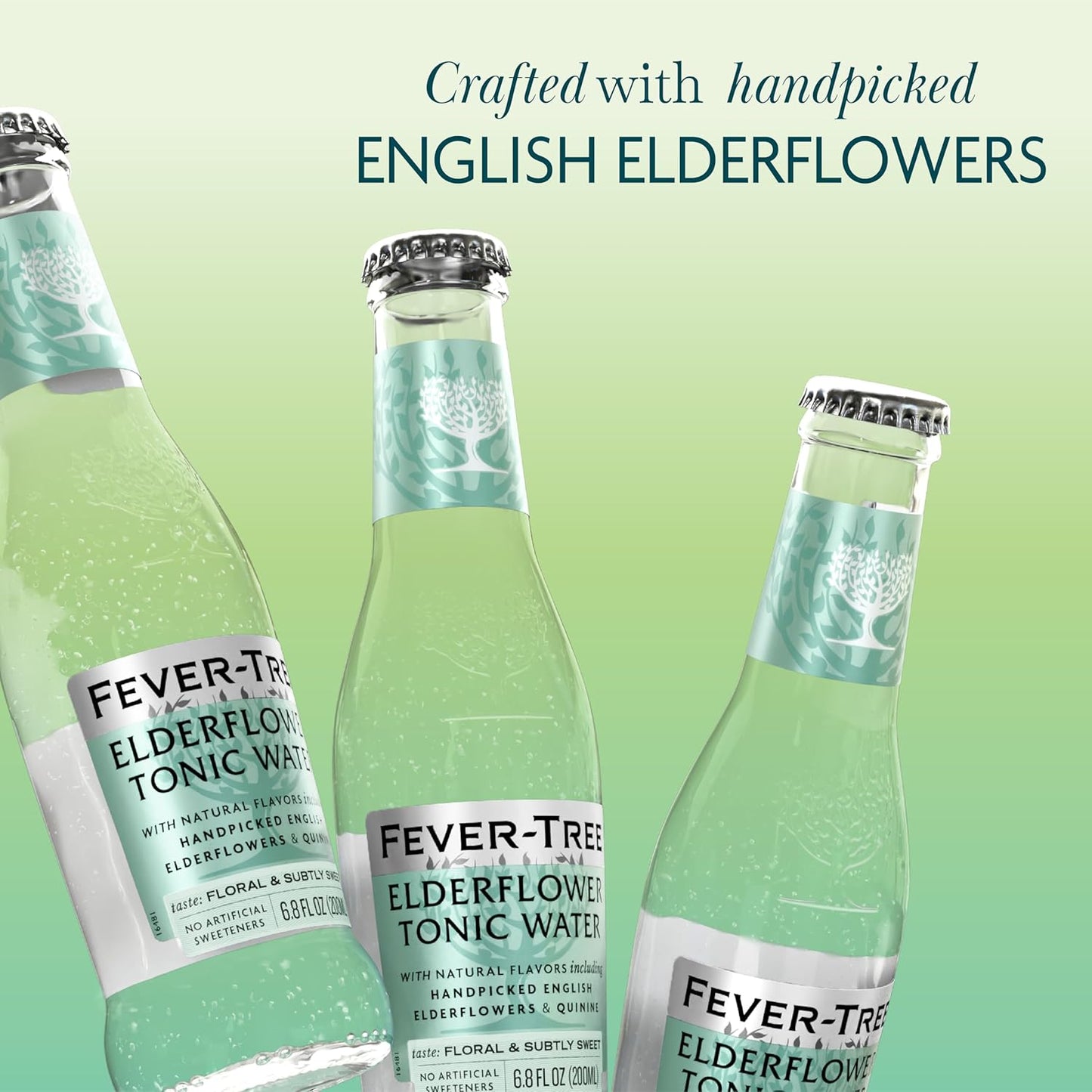 Fever-Tree Elderflower Tonic Water - (24x200ml)