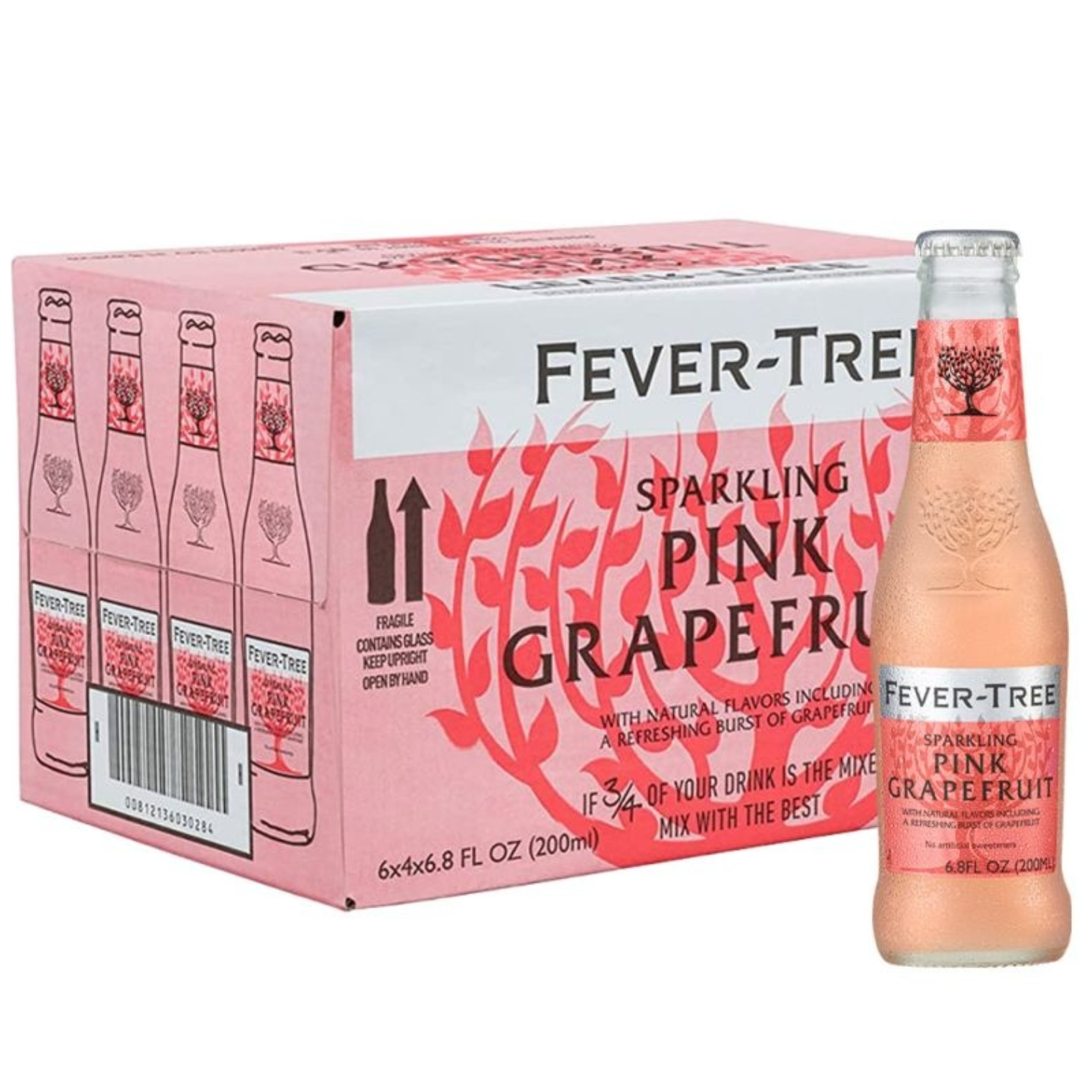 Buy Fever-Tree Pink Grapefruit Soda Water - (24x200ml) in Dubai at ...