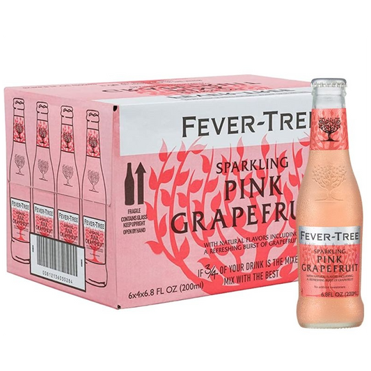 Fever-Tree Pink Grapefruit Soda Water - (24x200ml)
