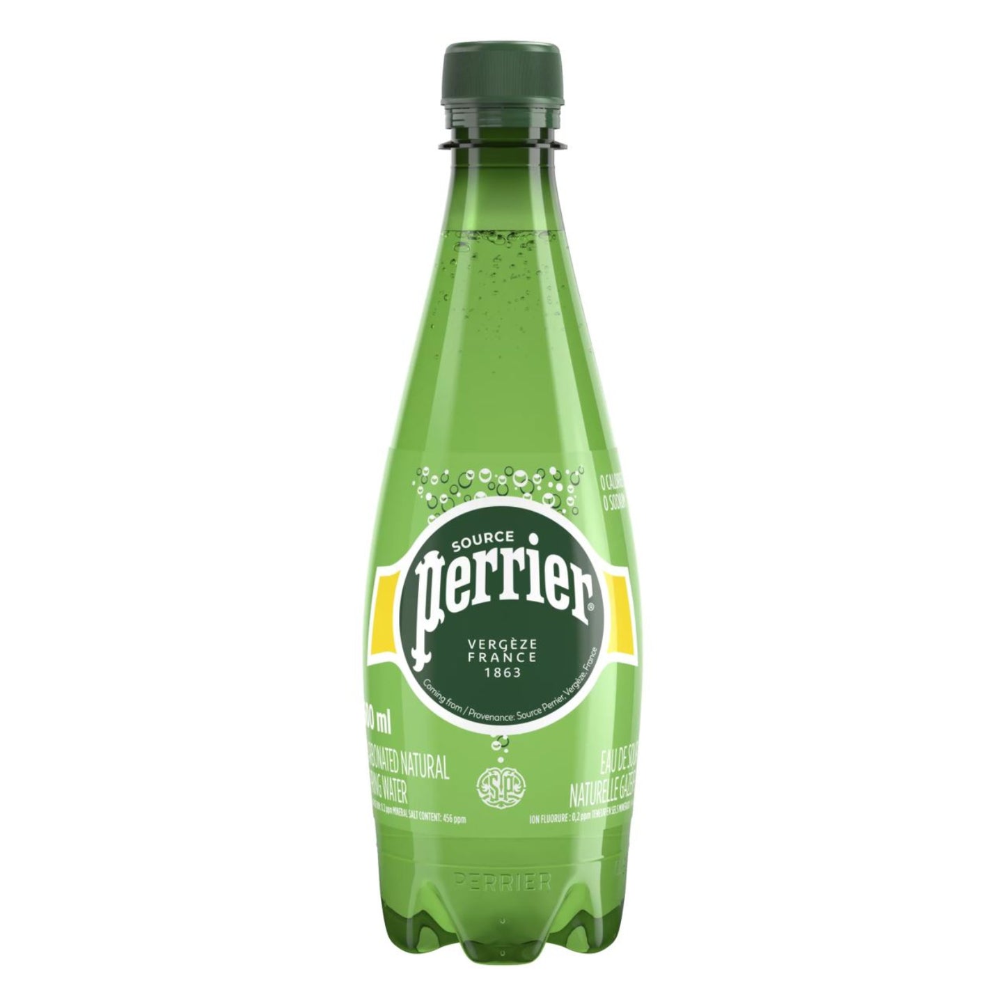 Perrier Natural Sparkling Mineral Water Plastic Bottles - (24x500ml)