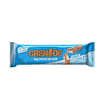 Grenade High Protein, Low Sugar Bar - Cookies & Cream (12x60g)