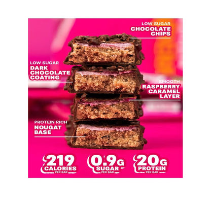 Grenade High Protein, Low Sugar Bar - Raspberry Dark Chocolate (12x60g)