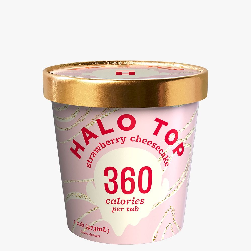 Halo Top Strawberry Cheesecake - (8x473ml)