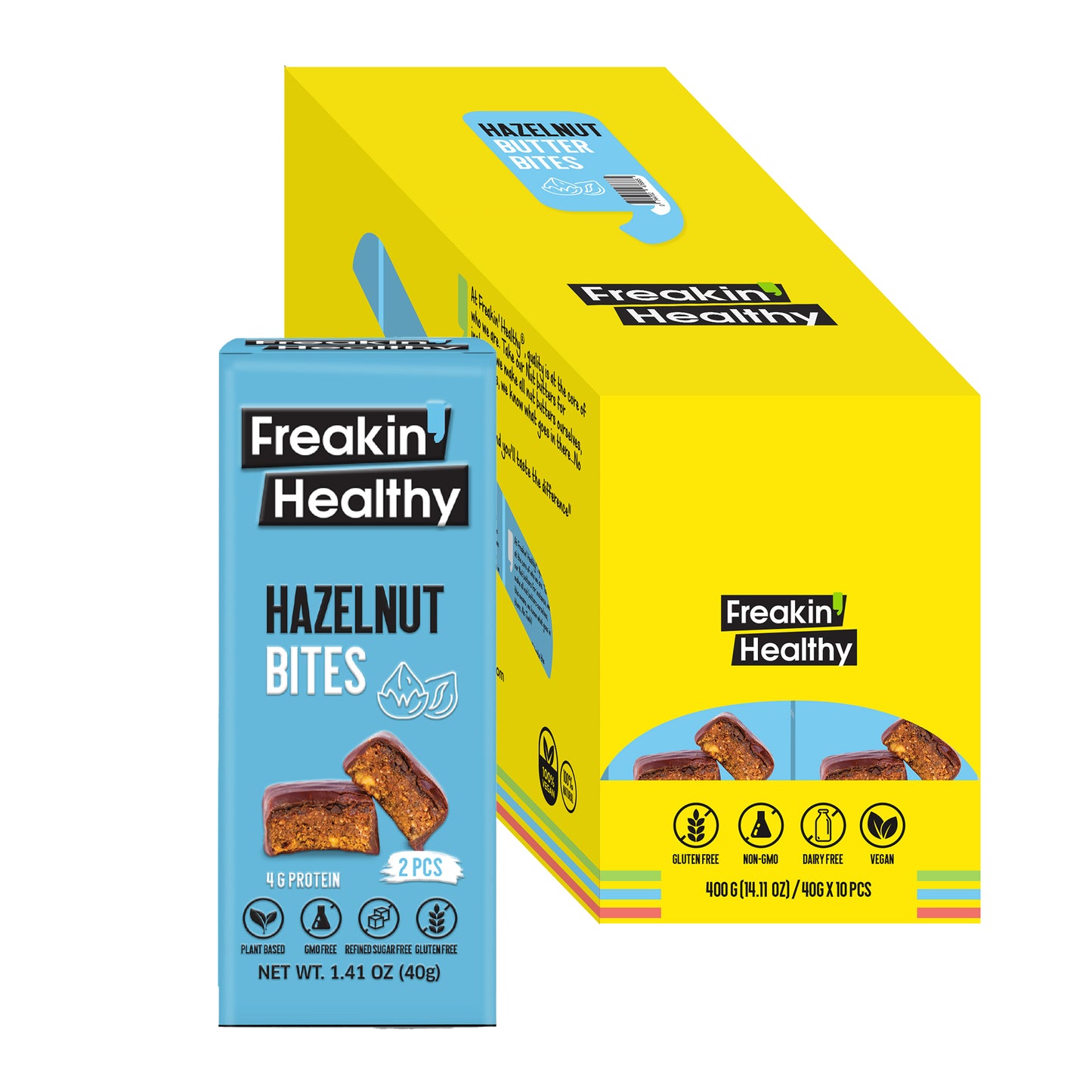 Hazelnut Butter Bites - (10x40g)