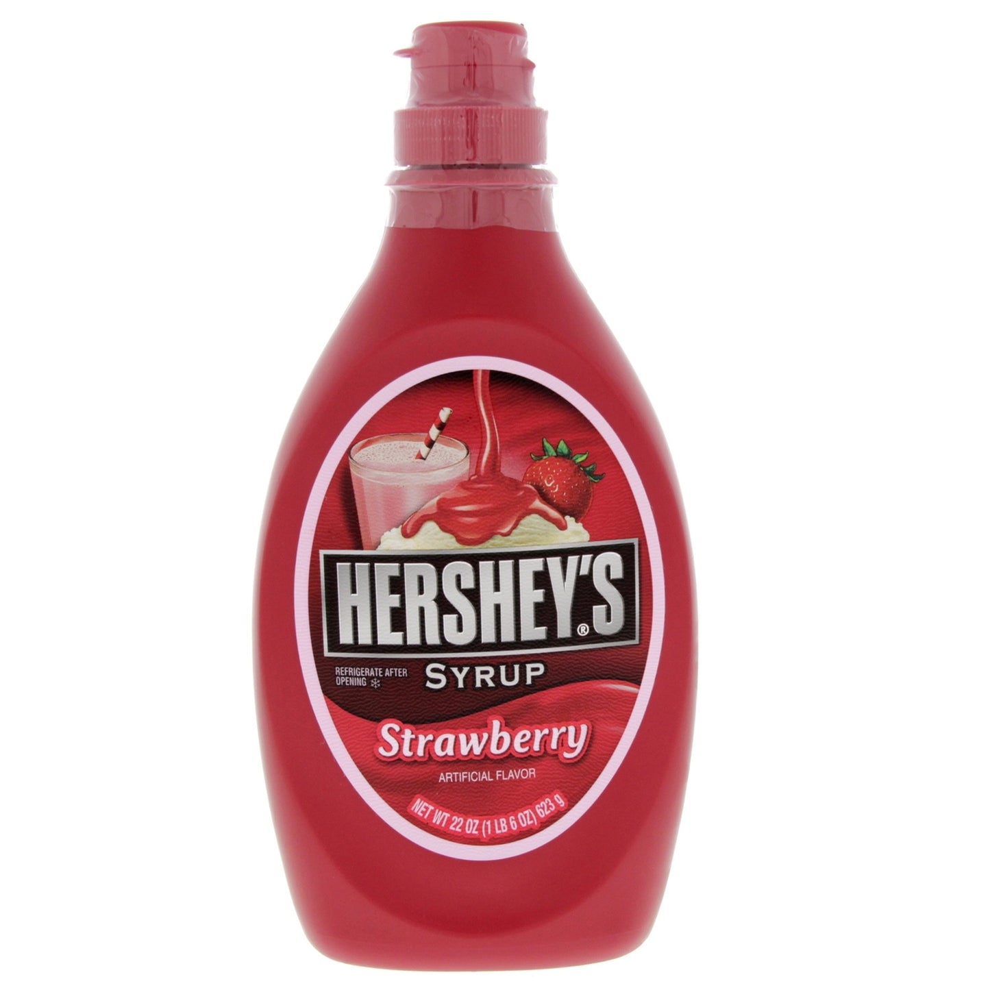 Hershey's Strawberry Syrup - (8x623g)