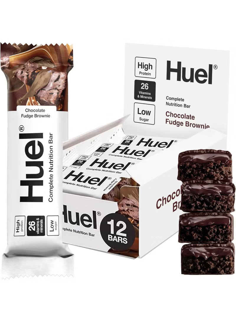 Huel Nutrition Bar Chocolate Fudge Brownie - (12x55g)