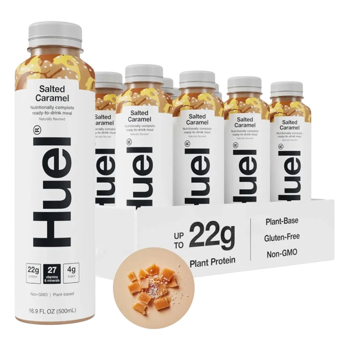 Huel Protein Shake Salted Caramel - (8x500ml)