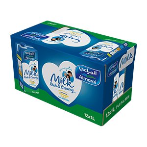 Almarai Long Life Milk - (12x1l)