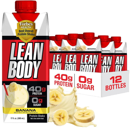 Labrada Nutrition Lean Body Protein Shake Banana - (12x500ml)