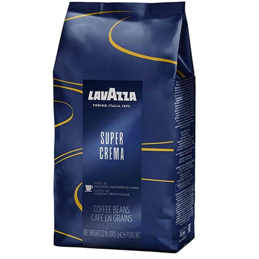Lavazza Super Crema Coffee Beans - (1x1kg)