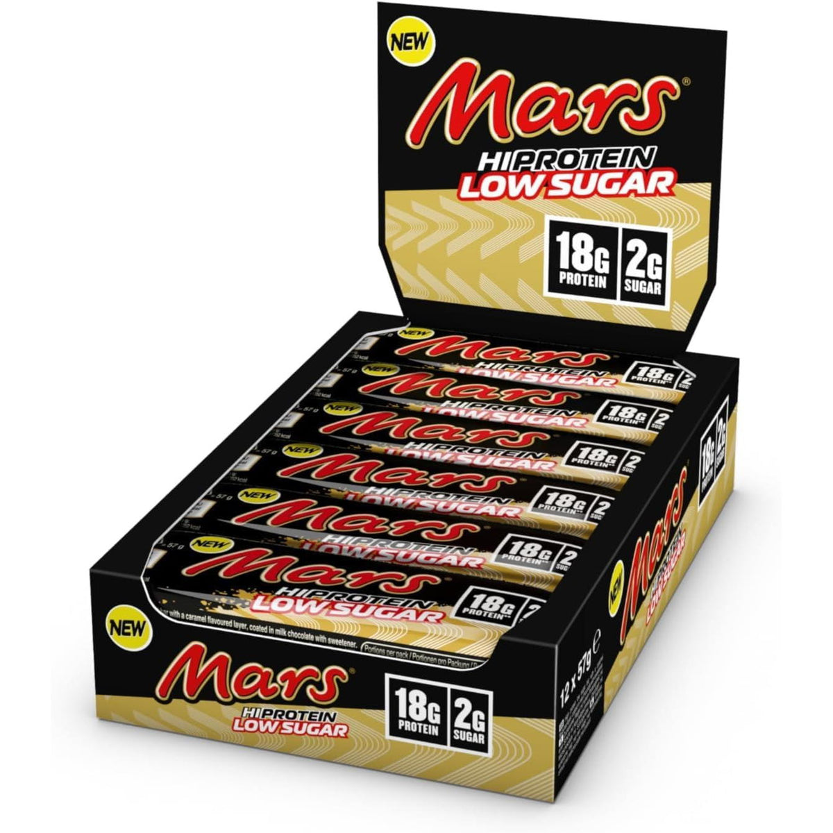 Mars High Protein Low Sugar Bar Orginal - (12x57g)