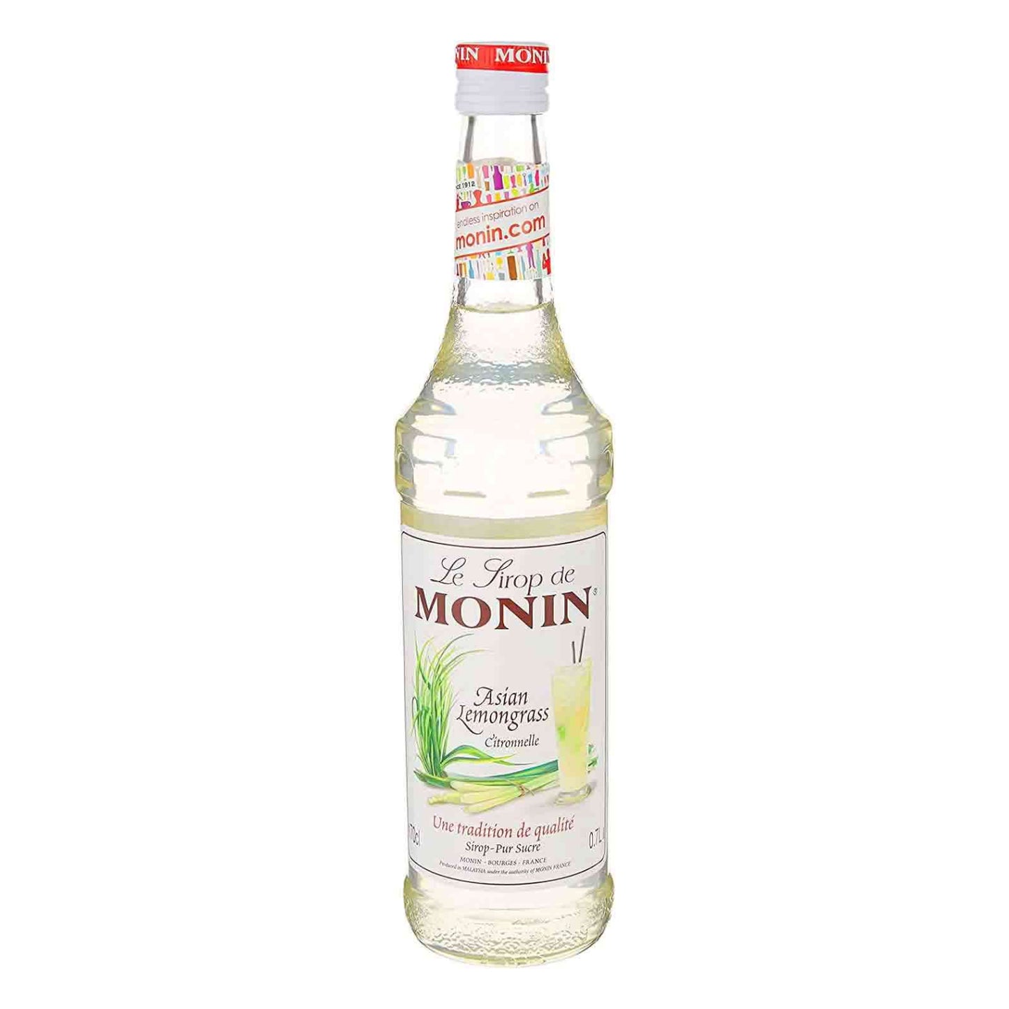 Monin Asian Lemongrass Syrup - (1x700ml)