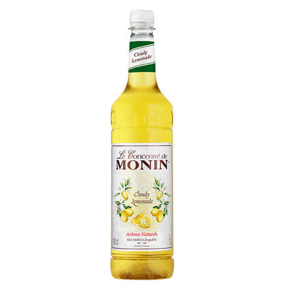Monin Plastic Bottle Cloudy Lemonade Syrup - (1x1l)