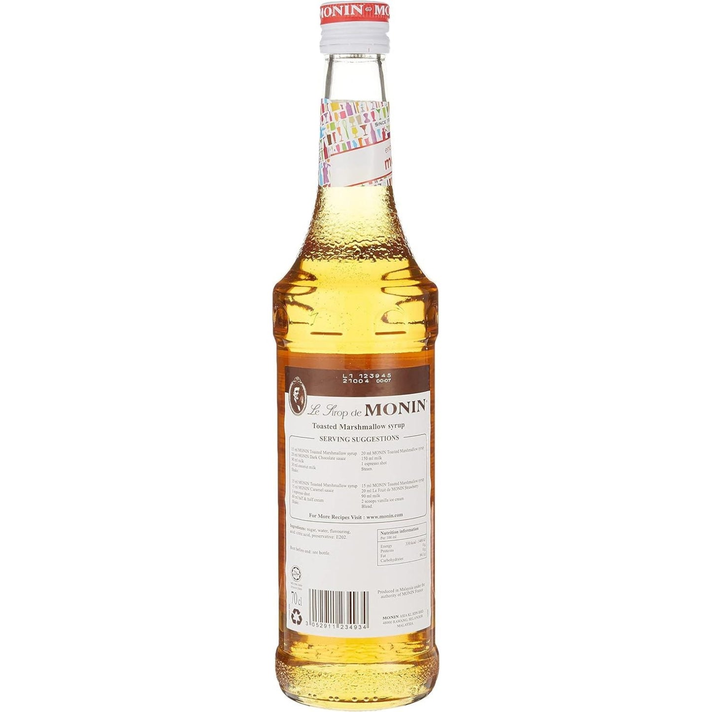 Monin Toasted Marshmallow Syrup - (1x700ml)