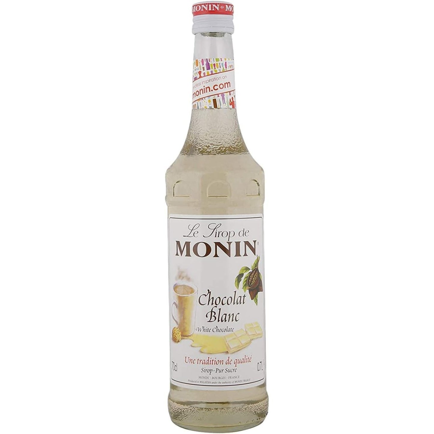 Monin White Chocolate Syrup - (1x700ml)