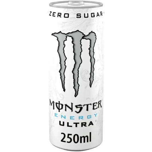 Monster Ultra White Energy Drink Cans - (12x250ml)