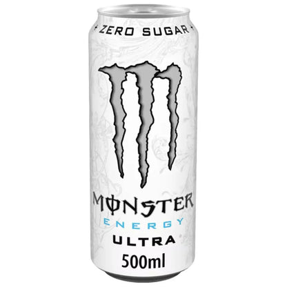 Monster Ultra White Energy Drink Cans - (12x500ml)